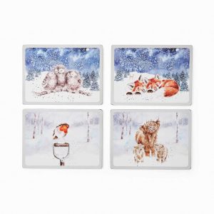 Wrendale Designs Large Winter Sky 4 Placemats