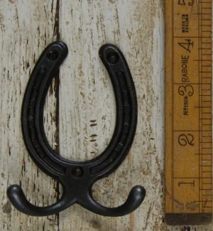 Double Robe Hook Horseshoe
