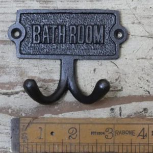 Double Robe Hook Bathroom