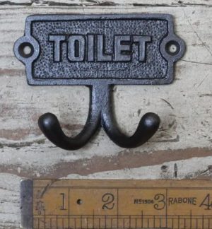 Double Robe Hook Toilet