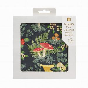 Woodland Forest Mushroom Napkins – 20 Pack