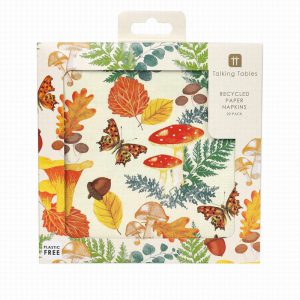 Woodland Autumnal Paper Napkins – 20 Pack