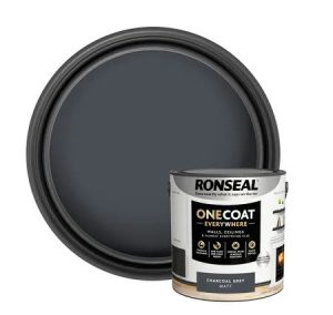 Ronseal One Coat Matt Charcoal Grey 2.5 Litres