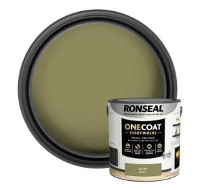 Ronseal One Coat Matt Olive 2.5 Litres