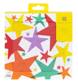 Happy Birthday Star Paper Napkins – 20 Pack