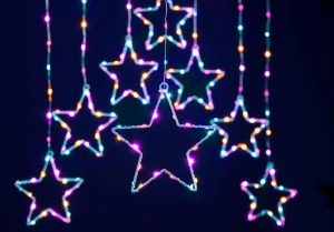 Star Curtain Light Aurora Multi Coloured