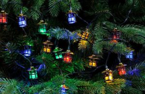 20 Multi Colour Timer Lantern Lights