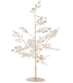 Shimmer Tree Leaves Gold 35cm