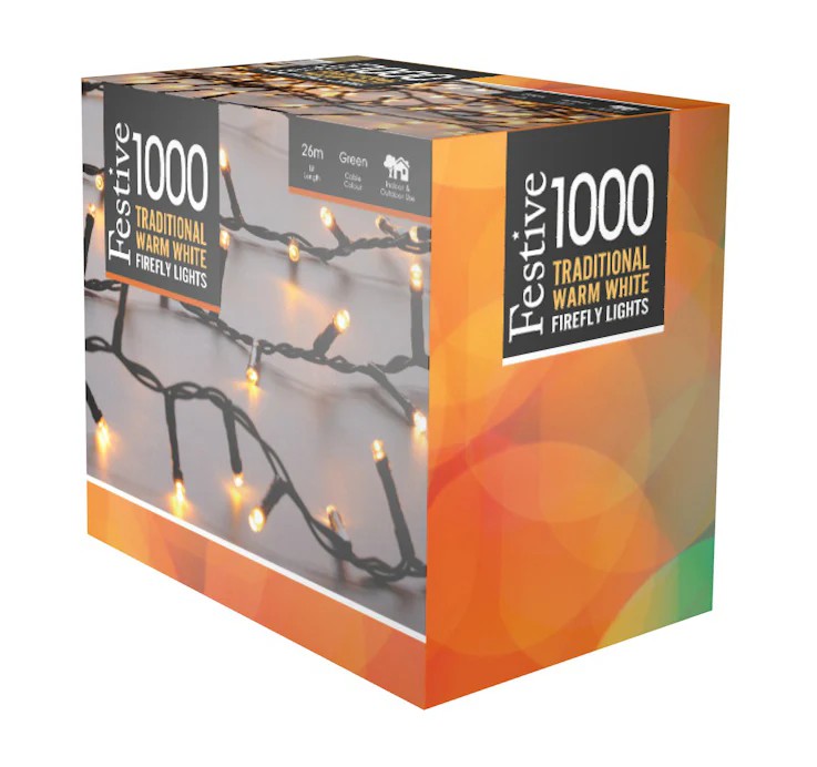 firefly custer lights warm white 1000