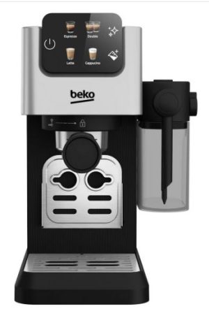 Beko CaffeExperto CEP5304X Manual Espresso with Steam Wand – Bla