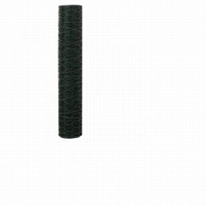 PVC Ctd. Wire Netting, 25mm, Green, 0.5x5m