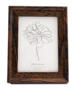 Dark Walnut Coloured  Photo Frame 5×7″