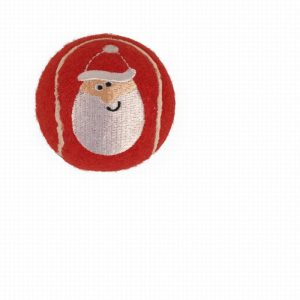 6.5cm SantaPooch Tennis Balls, 3pk