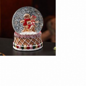 6cm Gingerbread SnowSpheres, Mixed Case
