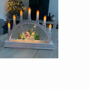 SnowSwirl Frosty Candle Bridge