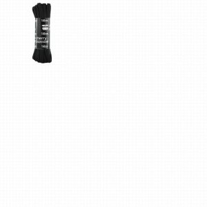 Cherry Blossom Round Lace Black 140cm