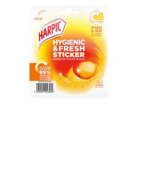 Harpic Hygiene Stickers x 4