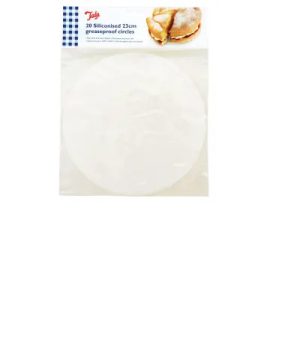 Greaseproof Circle Silicone 23cm x 20