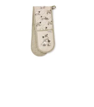 Double Oven Glove Highland Sheep