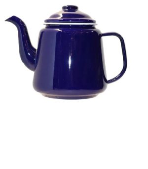 Enamel Teapot Cobalt Blue 14cm