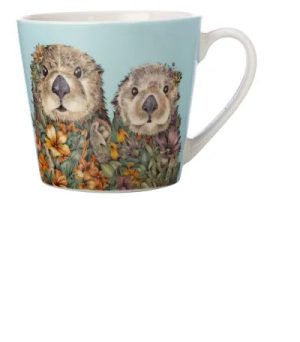 Marini Wildprint Mug Sea Otters