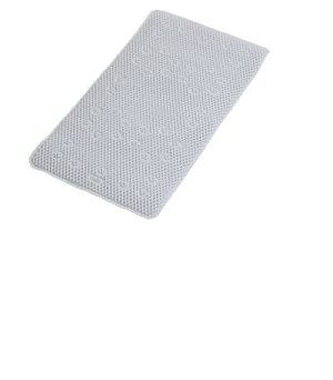 Teviot Bath Mat Medium 70 x 35cm White