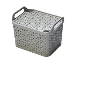 Urban Basket + Lid Cool Grey 14L
