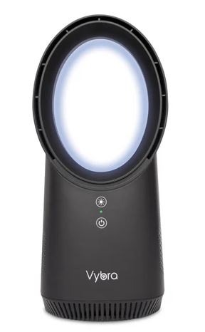Solo – Rechargeable Bladeless & Cordless Desktop Fan Black