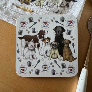 Dog and Tea Coaster