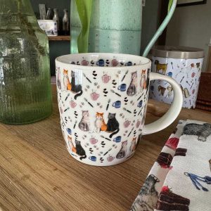 Cat and Coffee Mug