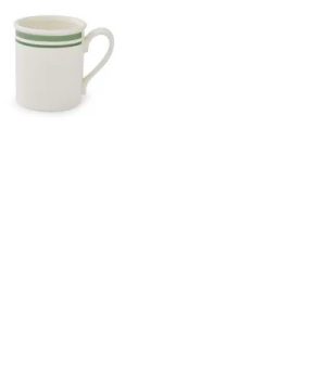 Potter’s Stripe  Breakfast Mugs, Green
