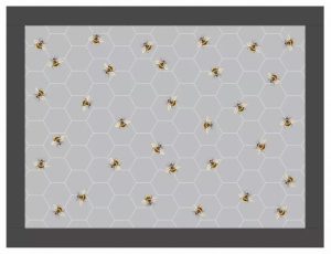 Busy Bee Faux Leather Lap Tray Bean Bag Padded TV Dinner Laptop
