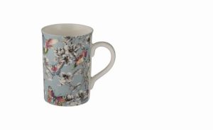 Hummingbird Floral Duckegg Mug 300ml