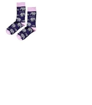 BARE KIND ELEPHANTS BAMBOO SOCKS 4-7
