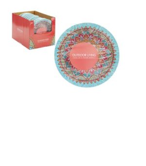 Paper Bowl 7.5in x 8 Moroccan