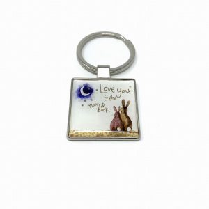 Alex Clark Moon keyring
