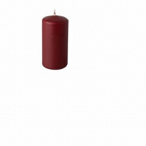 Pillar Candle 50 x 100mm Burgundy