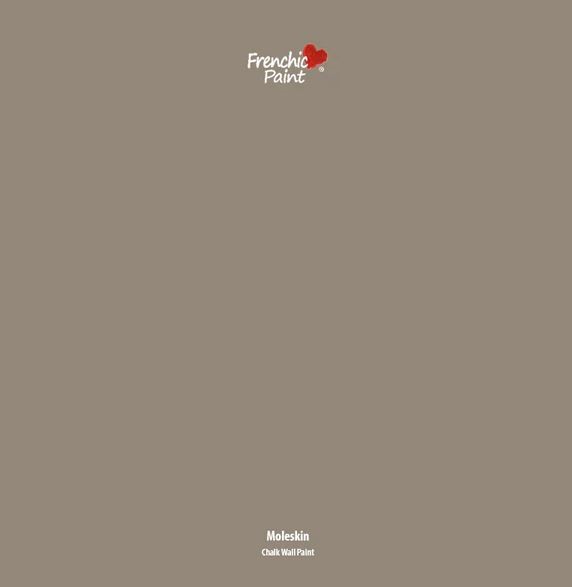 frenchic moleskin peel & stick paint sample