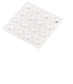 Round Pads Clear Vinyl 10mm x 16