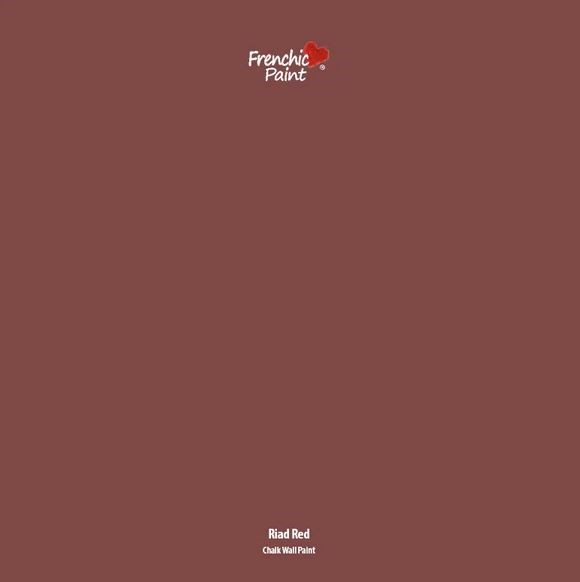 frenchic riad red peel & stick paint sample