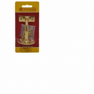 Solid Brass Heavy Handrail Bracket, Polished Brass