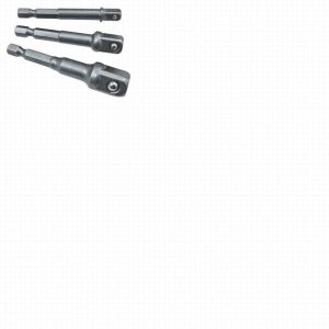 Hex to Square Drive Adaptor Set, 3 Piece
