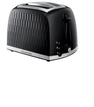 Honeycomb Toaster 2 Slice Black