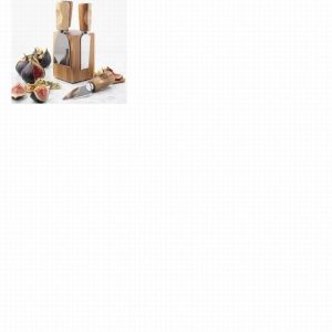 Cheese Knife Set + Magnet Block 4 Piece