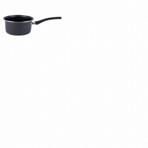 Non-Stick Milkpan Enamel Steel 14cm Grey