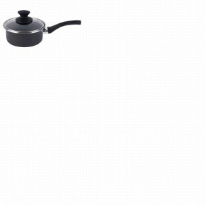 Non-Stick Saucepan + Lid Enamel Steel 20cm Gry