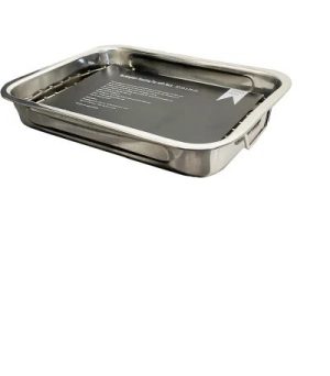 Roasting Dish + Rack Stainless Steel 32 x 24 x 5cm