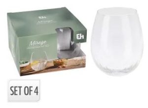 Drinking Glass 440ml x 4