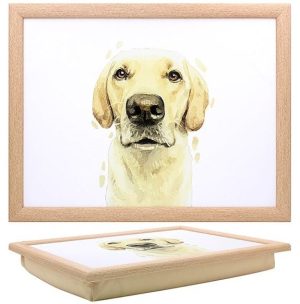 Licks & Kisses Golden Lab Laptray