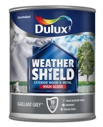 Weather Shield Exterior Gloss Gallant Grey 750ml